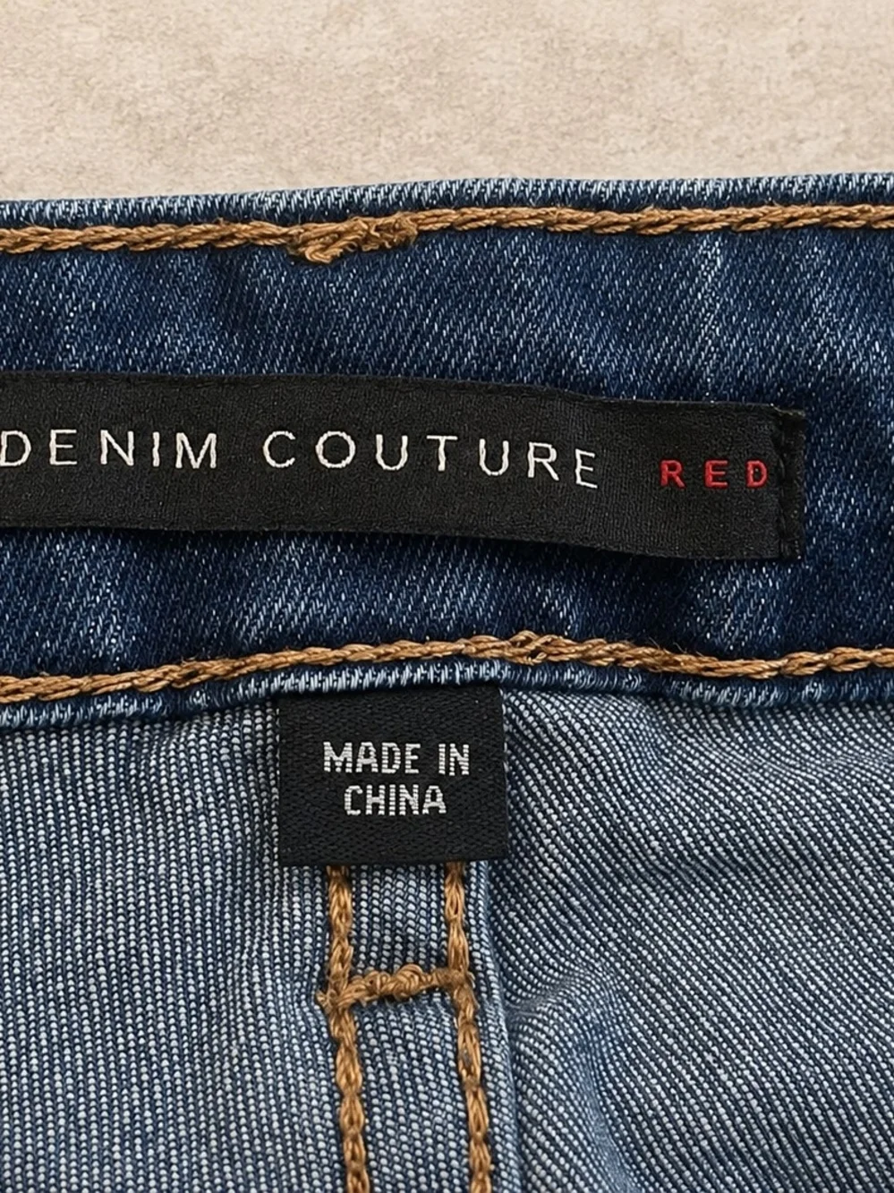 Men’s Distressed Blue Denim Shorts